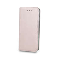 LG K30 (2019) Telefontok - Smart Magnetic rose gold szilikon keretes mágneses könyvtok