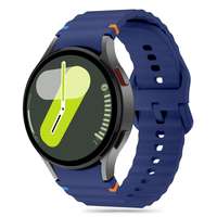 Samsung Galaxy Watch6 / Watch6 Classic - TECH-PROTECT Sport - sötétkék szilikon szíj (20 mm szíj szélesség) 