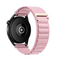 Samsung Galaxy Watch6 / Watch6 Classic okosóra szíj - F- Design FS05 - púder pink szövet szíj (szíj szélesség: 20 mm)