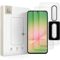 Üvegfólia Samsung Galaxy A36 5G - TECH-PROTECT Supreme - 2 db üvegfólia + 1db fekete keretes kamera védőkeret
