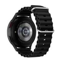 Xiaomi Watch S4 / Watch S4 Sport okosóra szíj - F- Design FS01 - fekete szilikon szíj (szíj szélesség: 22 mm)