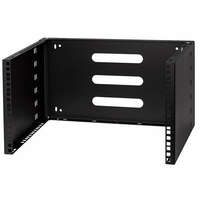  Stalflex WRH19-6U-330B 19" 6U 330mm mély fekete fali rack keret