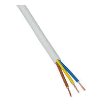  H05VV-F 3x2,5 mm2 fm Mtk fehér sodrott kábel