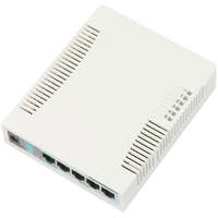 MIKROTIK MIKROTIK Cloud Smart Switch 5x1000Mbps + 1x1000Mbps SFP, Menedzselhető, Asztali - CSS106-5G-1S