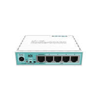 MIKROTIK MIKROTIK Vezetékes Router RouterBOARD 5x1000Mbps, Menedzselhető, Asztali - RB750GR3