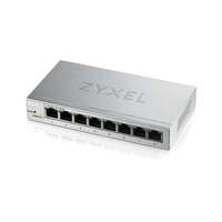 ZYXEL ZYXEL Switch 8x1000Mbps Fémházas Asztali, Web menedzselés, GS1200-8-EU0101F