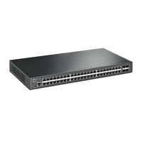 TP-LINK TP-LINK Switch 48x1000Mbps + 4xGigabit SFP + 2xkonzol port, Menedzselhető, SG3452