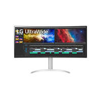 LG LG Ívelt IPS monitor 37.5" 38WP85CP, 3840x1600, 21:9, 300cd/m2, 5ms, 2xHDMI/DisplayPort/USB-C/2xUSB, hangszóró