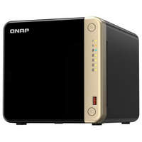 QNAP QNAP NAS 4 fiókos Celeron N5095 4x2,9 GHz, 8GB RAM, 2x2500Mbps, 1xHDMI 2xUSB3.2Gen2 - TS-464-8G