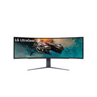 LG LG Ívelt Gaming 240Hz VA monitor 49" 49GR85DC, 5120x1440, 32:9, 450cd/m2, 1ms, 2xHDMI/DisplayPort/3xUSB