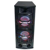 SAL Par 225 Nagy teljesítményű DJ hordozható passzív Hangfal – 250w 2x25cm mélynyomó party hangdoboz PAR 225 passzív Party hangdoboz, 2x25cm, LED
