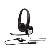 Logitech H390 Headset – Fekete