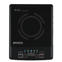Brock Brock HP 2012, 2000W, 1-zónás, Időzítő, 5 főzési funkció, Hordozható, Kerámia, Fekete, Indukciós főzőlap