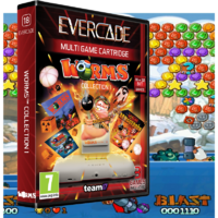 Blaze Entertainment Evercade #18, Worms Collection 1, 3in1, Retro, Multi Game, Játékszoftver csomag