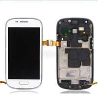 GSMLIVE Samsung I8190 Galaxy S3 Mini fehér gyári LCD + érintőpanel kerettel