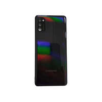 Samsung Samsung Galaxy A41 gyári készülék hátlap, bontott, kamera lencsével, fekete, SM-A415