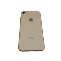 Apple [K.ÁFA] Apple iPhone 8 128GB mobiltelefon, arany, Grade AB, akku 100%, (HASZNÁLT, DOBOZ ÉS TARTOZÉK NÉLKÜL)