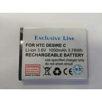 Exclusive Line HTC Desire C BL01100 utángyártott Exclusive Line akkumulátor 1050mAh
