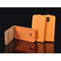  LG G4C H525N Magna H520F H500F narancssárga szilikon keretes vékony flip tok