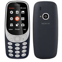  [K.ÁFA] Nokia 3310 2017 (TA-1030) mobiltelefon, dual sim, sötétkék (használt, doboz nélkül, töltővel)
