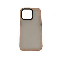  iPhone 14 Pro (6.1") hátlap tok, TPU / műanyag tok, rózsaszín/áttetsző