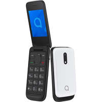 Alcatel Alcatel 2057D mobiltelefon, kártyafüggetlen, magyar nyelvű, dual sim, fehér (Pure White)