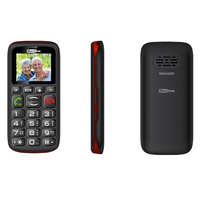 MaxCom MaxCom MM428BB mobiltelefon, fekete-piros (DOBOZ ÉS TARTOZÉK NÉLKÜL) #N