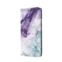  iPhone 13 (6,1") telefon tok, könyvtok, oldalra nyíló tok, mágnesesen záródó, márvány mintás "marble 5", Smart Trendy