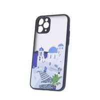  iPhone 13 Pro (6.1") hátlap tok, TPU tok, fekete, Ultra Trendy City 1