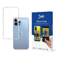 3MK iPhone 12 / 12 Pro (6,1") hátlap tok, nyomtatható, átlátszó, 3MK Skinny Case