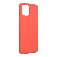  iPhone 13 Mini (5,4") szilikon tok, hátlap tok, korall-pink, matt, velúr belső, Forcell Silicone Lite