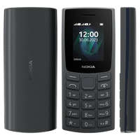 Nokia Nokia 105 4G (2023) mobiltelefon, kártyafüggetlen, magyar nyelvű, dual sim, fekete, TA-1551