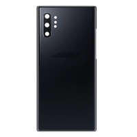 Samsung Samsung Galaxy Note 10 Plus gyári készülék hátlap, bontott, kamera lencsével, fekete (Aura black), SM-N975