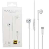 Huawei Huawei CM33 Mate 20 Pro / P30 Pro fehér gyári Type-C stereo headset csomagolt