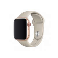 Devia Apple Watch 1/2/3/4/5 okosóra szilikon szíj, szürke, 38/40/41mm, Devia Deluxe Sport