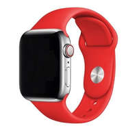 Devia Apple Watch 1/2/3/4/5 okosóra szilikon szíj, piros, 42/44/45/49mm, Devia Deluxe Sport