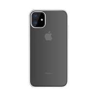 Devia iPhone 11 Pro (5,8") kemény hátlap tok, TPU tok, átlátszó / ezüst keret, Devia Glimmer