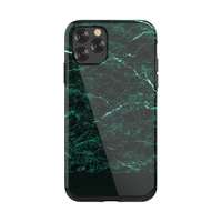 Devia iPhone 11 Pro Max 2019 (6,5") hátlap tok, TPU tok, márvány mintás, zöld, Devia Marble