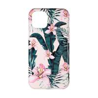 Devia iPhone 11 Pro Max 2019 (6,5") hátlap tok, műanyag tok, virág mintás, rózsaszín, Devia Perfume Lily