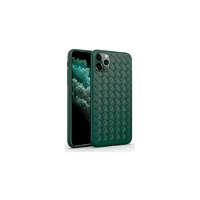 Devia iPhone 11 Pro (5,8") hátlap tok, TPU tok, zöld, Devia Woven