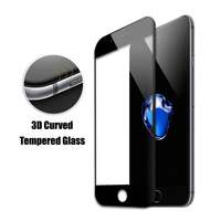 Remax Remax GL-07 iPhone 7 8 Plus (5,5") fekete 3D PET előlapi üvegfólia 0,26mm
