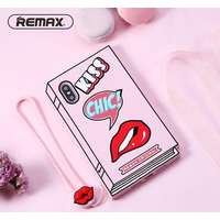 Remax Remax RM-1646 iPhone X XS (5,8") rózsaszín szilikon hátlap tok