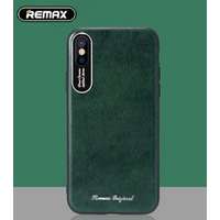 Remax Remax RM-1666 iPhone X / XS 5,8" zöld műbőr hátlap tok