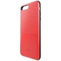 dotfes iPhone 6S Plus (5,5") hátlap tok, műanyag tok, bankkártya tartós, carbon prémium, piros, Dotfes G02