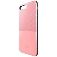 dotfes iPhone 6S Plus (5,5") hátlap tok, műanyag tok, bankkártya tartós, carbon prémium, rose gold, Dotfes G02