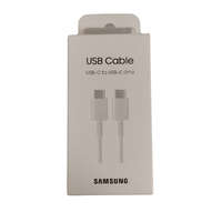 Samsung Type-C - Type-C adatkábel, gyári, 1m, fehér, EP-DA705BWEGWW (csomagolt)