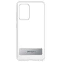  Samsung Galaxy A72 4G / 5G gyári szilikon tok, TPU, SM-A725, SM-A726, átlátszó, kitámasztható, EF-JA725CTEGWW