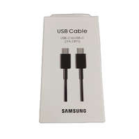 Samsung Samsung Type-C - Type-C gyorstöltő adatkábel, gyári, fekete, 3A / 60W, 1.8M, EP-DX310JBE (CSOMAGOLT)