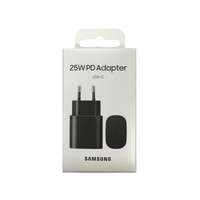 Samsung Samsung hálózati Type-C gyors töltőfej, gyári, fekete, 25W / 3A, EP-T2510NBEGEU (csomagolt)