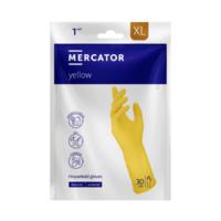  MERCATOR® yellow háztartási védőkesztyű 1 pár - M, Latex